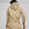 imagePUMA Womens Better Classics French Terry Cropped Hoodie Available in Plus SizesPrairie Tan