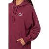 imagePUMA Womens Classics French Terry Hooded DressDark Jasper