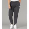 imagePUMA Womens Essentials Fleece SweatpantsDark Gray HeatherPuma White