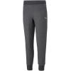 imagePUMA Womens Essentials Fleece SweatpantsDark Gray Heatherwhite
