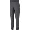 imagePUMA Womens Essentials Fleece SweatpantsDark Gray Heatherwhite