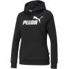 imagePUMA Womens Essentials Logo Fleece HoodieBlack