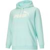 imagePUMA Womens Essentials Logo Fleece HoodieBlue