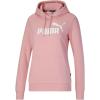imagePUMA Womens Essentials Logo Fleece HoodieBridal Rose