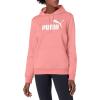 imagePUMA Womens Essentials Logo Fleece HoodieBridal Rose