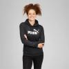 imagePUMA Womens Essentials Logo Fleece HoodieDark Gray Heather