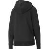 imagePUMA Womens Essentials Logo Fleece HoodiePuma BlackAsphalt
