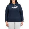 imagePUMA Womens Essentials Logo Fleece HoodieSpellboundpuma White