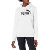 imagePUMA Womens Essentials Logo Fleece HoodieWhite