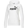 imagePUMA Womens Essentials Logo Fleece HoodieWhite