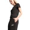 imagePUMA Womens Essentials Logo Fleece SweatpantsPuma Black Cuff Leg Ss25