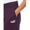 imagePUMA Womens Essentials Straight Leg Fleece SweatpantsMidnight Plum Aw24