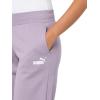 imagePUMA Womens Essentials Straight Leg Fleece SweatpantsPale Plum Aw24