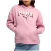 imagePUMA Womens Graphic HoodiePoised Pink Double Up Ah25