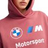 imagePUMA Womens Standard BMW M Motorsport Essentials Logo Fleece HoodieAstro Red