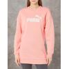 imagePUMA womens Essentials Crewneck Fleece DressPeach Smoothie