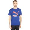 imagePUMA Mens Classics Logo TeeElektro Blue