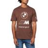 imagePUMA Mens Standard BMW M Motorsport Essentials Logo TeeEspresso Brown Aw24