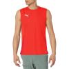 imagePUMA Mens Teamgoal Sleeveless JerseyPuma Redpuma Whitefast Red