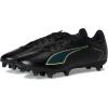 imagePUMA Mens Ultra Play Firm ArtificialGround Soccer Cleats SneakerBlackfizzy Lightgreen Terrain Ah25