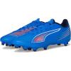 imagePUMA Mens Ultra Play Firm ArtificialGround Soccer Cleats SneakerUltra Bluewhiteglowing Red Ah25