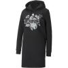 imagePUMA Womens Essentials Frozen Flower Graphic Hooded DressPuma Black