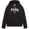 imagePUMA Womens Graphic HoodieBlack Double Up Ah25