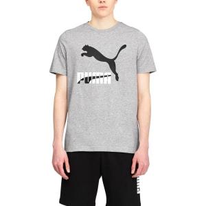 imagePUMA Mens Classics Logo TeeLight Gray Heather