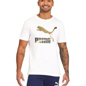 imagePUMA Mens Classics Logo TeeLogoWhite 10