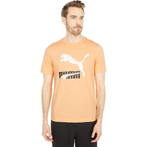 imagePUMA Mens Classics Logo TeePeach Cobbler