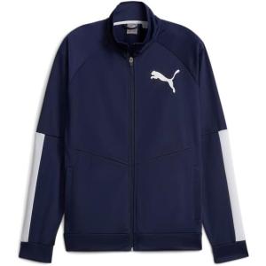 imagePUMA Mens Contrast Jacket 20PeacoatWhite