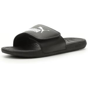imagePUMA Mens Cool Cat 20 Hook and Loop Slide SandalBlackWhite