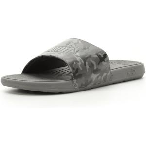 imagePUMA Mens Cool Cat 20 Slide SandalPuma Blackasphaltflat Medium Grayquiet Shade