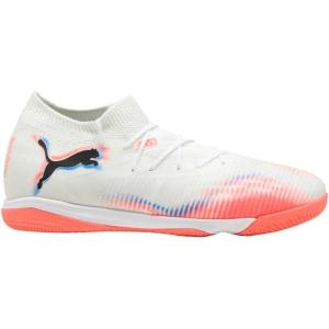 imagePUMA Mens Future Match Indoor Trainer Soccer ShoesWhiteblackglowing Red Ah25