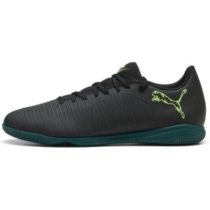 imagePUMA Mens Future Play Indoor Trainer Soccer ShoesBlackfizzy Lightgreen Terrain Ah25