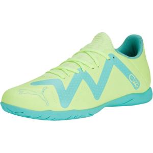 imagePUMA Mens Future Play Indoor Trainer Soccer ShoesFast Yellowblackelectric Peppermint