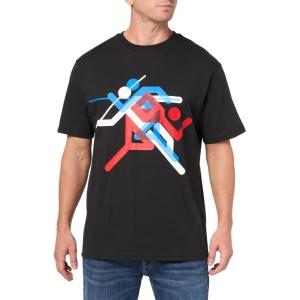 imagePUMA Mens Graphic TShirt Available in Big and Tall SizesPuma Blackpuma Red