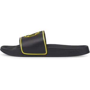 imagePUMA Mens Leadcat 20 Slide SandalBlackcyber Yellow