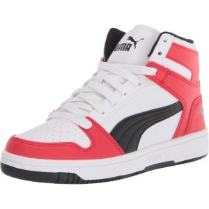 imagePUMA Mens LowtopWhiteblackhigh Risk Red