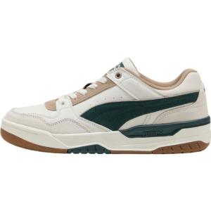 imagePUMA Mens Rebound Retro ShoesWarm WhiteGreen TerrainGum