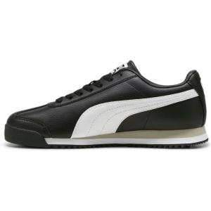 imagePUMA Mens Roma Sneaker24 Blackwhitesmokey Gray