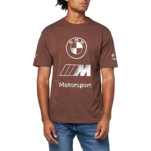 imagePUMA Mens Standard BMW M Motorsport Essentials Logo TeeEspresso Brown Aw24