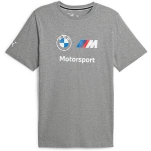 imagePUMA Mens Standard BMW M Motorsport Essentials Logo TeeMedium Gray Heather