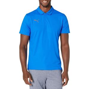 imagePUMA Mens Teamliga Sideline PoloElectric Blue LemonadeWhite