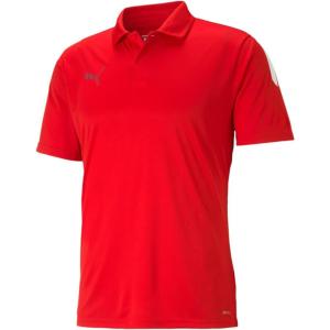 imagePUMA Mens Teamliga Sideline PoloPuma Redpuma White