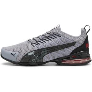 imagePUMA Mens Voltaic Evo Cross TrainerGray Fogpuma Blackfor All Time Red