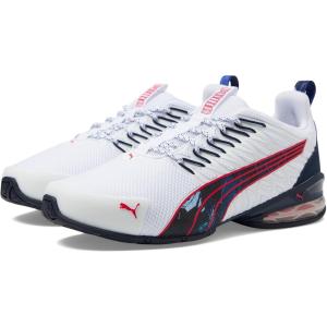 imagePUMA Mens Voltaic Evo Cross TrainerRetrofuture Corepuma Whitepuma Navyfor All Time Red