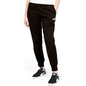 imagePUMA Womens Essentials Fleece SweatpantsCotton Blackwhite