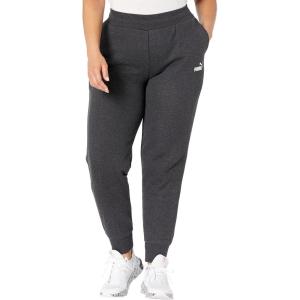 imagePUMA Womens Essentials Fleece SweatpantsDark Gray HeatherPuma White