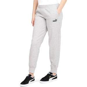 imagePUMA Womens Essentials Fleece SweatpantsLight Gray Heatherblack